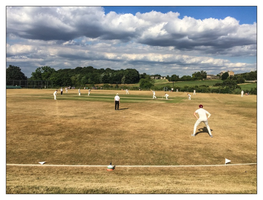 Cricket At Almondbury Wes